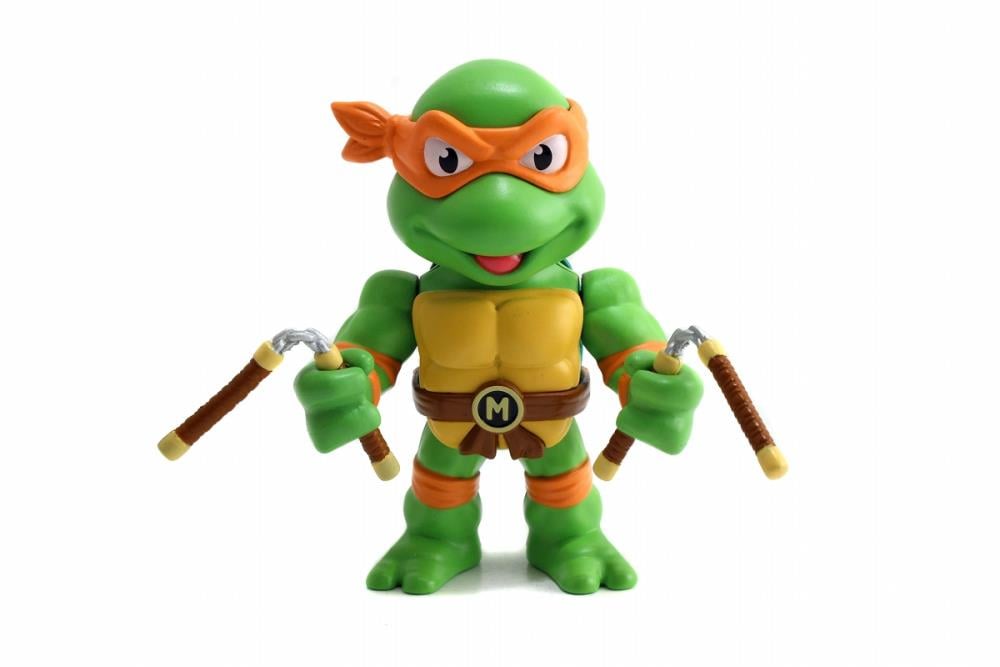 Teenage Mutant Ninja Turtles Metals Die Cast 4" Donatello & Michelangelo Figure Two Pack Gallery Image 6
