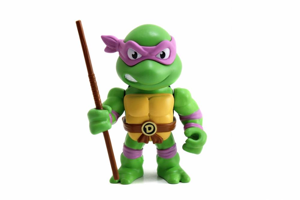 Teenage Mutant Ninja Turtles Metals Die Cast 4" Donatello & Michelangelo Figure Two Pack Gallery Image 3