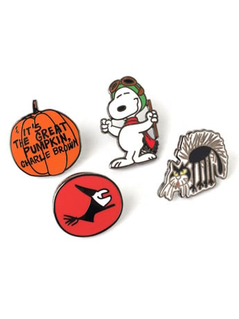 It's the Great Pumpkin, Charlie Brown Enamel Pin Set