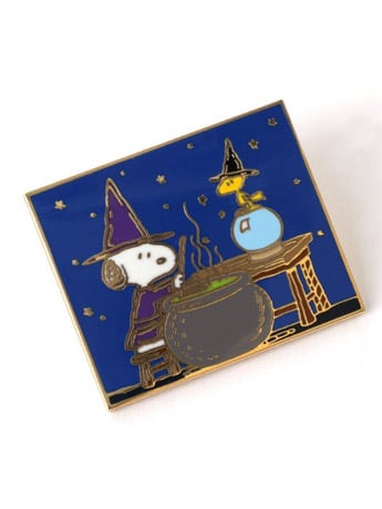 Peanuts Snoopy & Woodstock Witches Brew Enamel Pin