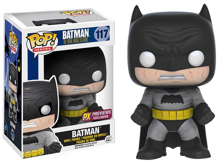 Pop! DC Heroes: The Dark Knight Returns - Batman Black PX Previews Exclusive Gallery Image 1