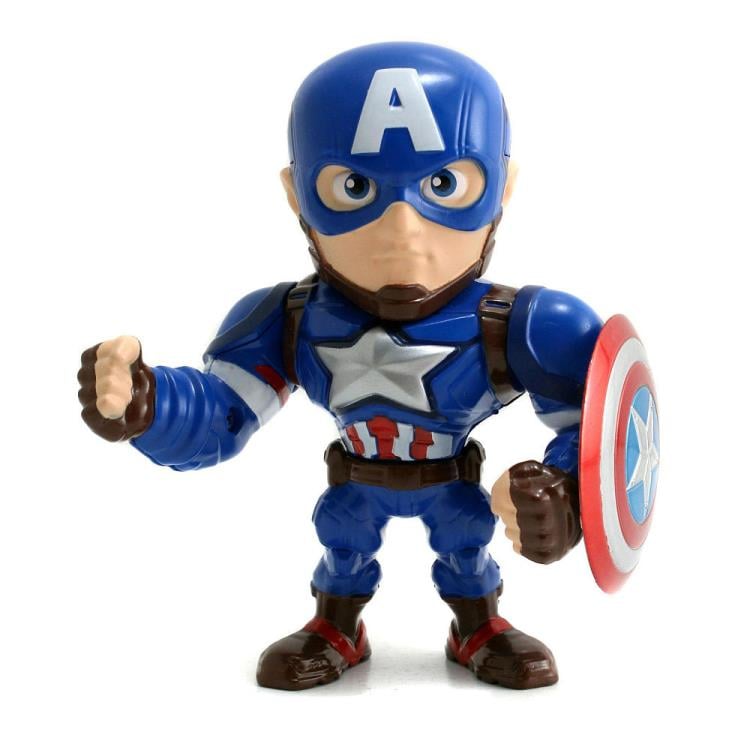 Captain America: Civil War Metals Die Cast 4" Captain America Figure Gallery Image 3