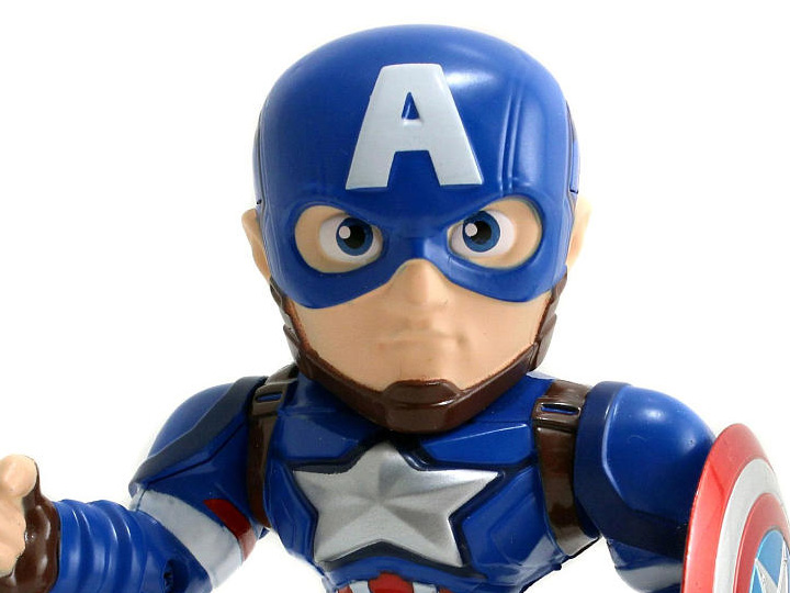 Captain America: Civil War Metals Die Cast 4" Captain America Figure Gallery Image 1