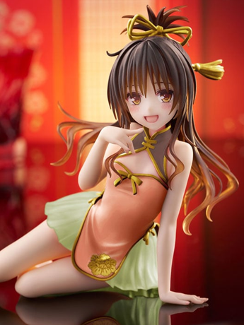 To Love-Ru Darkness Desktop Cute Mikan Yuki (Chinese Dress Ver.) Figure (Renewal)
