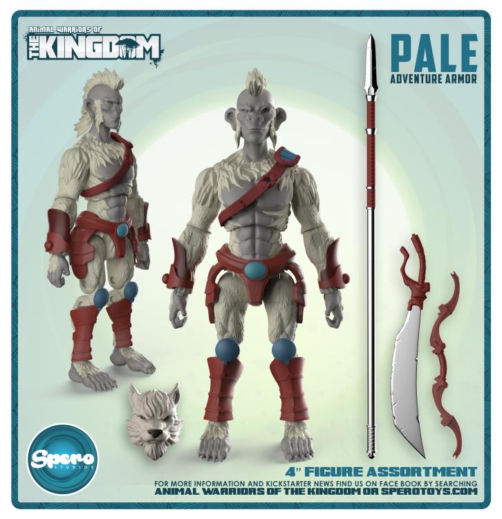 Animal Warriors of The Kingdom Wave 01 Figure - Adventure Armor Pale Gallery Image 5