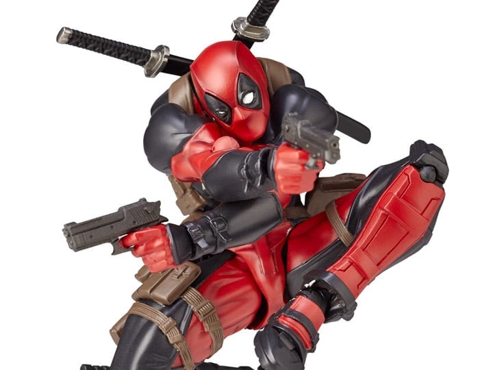 Marvel Amazing Yamaguchi Revoltech No.001 Deadpool Action Figure Gallery Image 1
