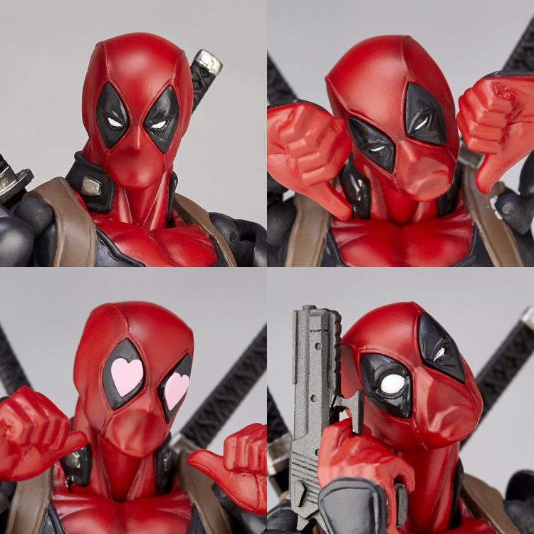 Marvel Amazing Yamaguchi Revoltech No.001 Deadpool Action Figure Gallery Image 10
