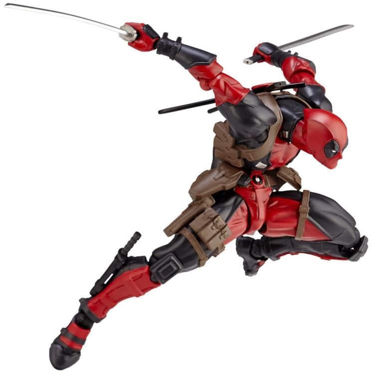 Marvel Amazing Yamaguchi Revoltech No.001 Deadpool Action Figure Gallery Image 6