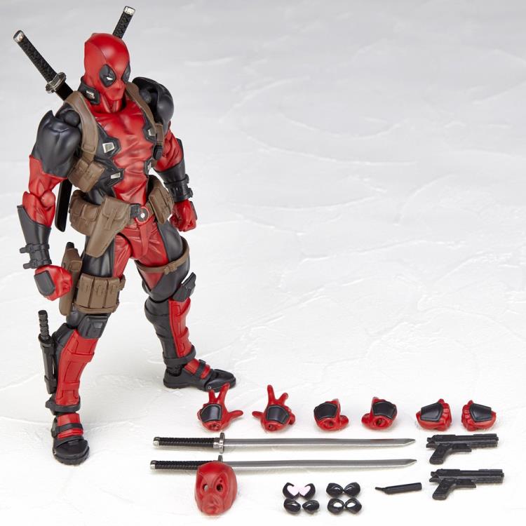 Marvel Amazing Yamaguchi Revoltech No.001 Deadpool Action Figure Gallery Image 12