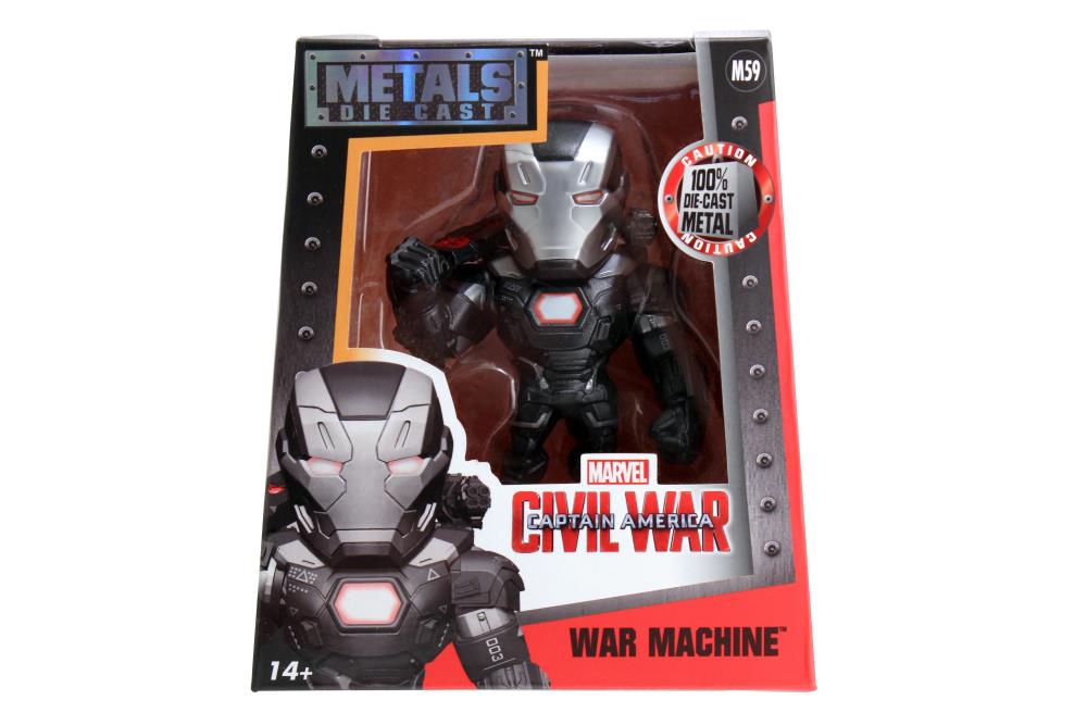 Captain America: Civil War Metals Die Cast 4" War Machine Figure Gallery Image 9