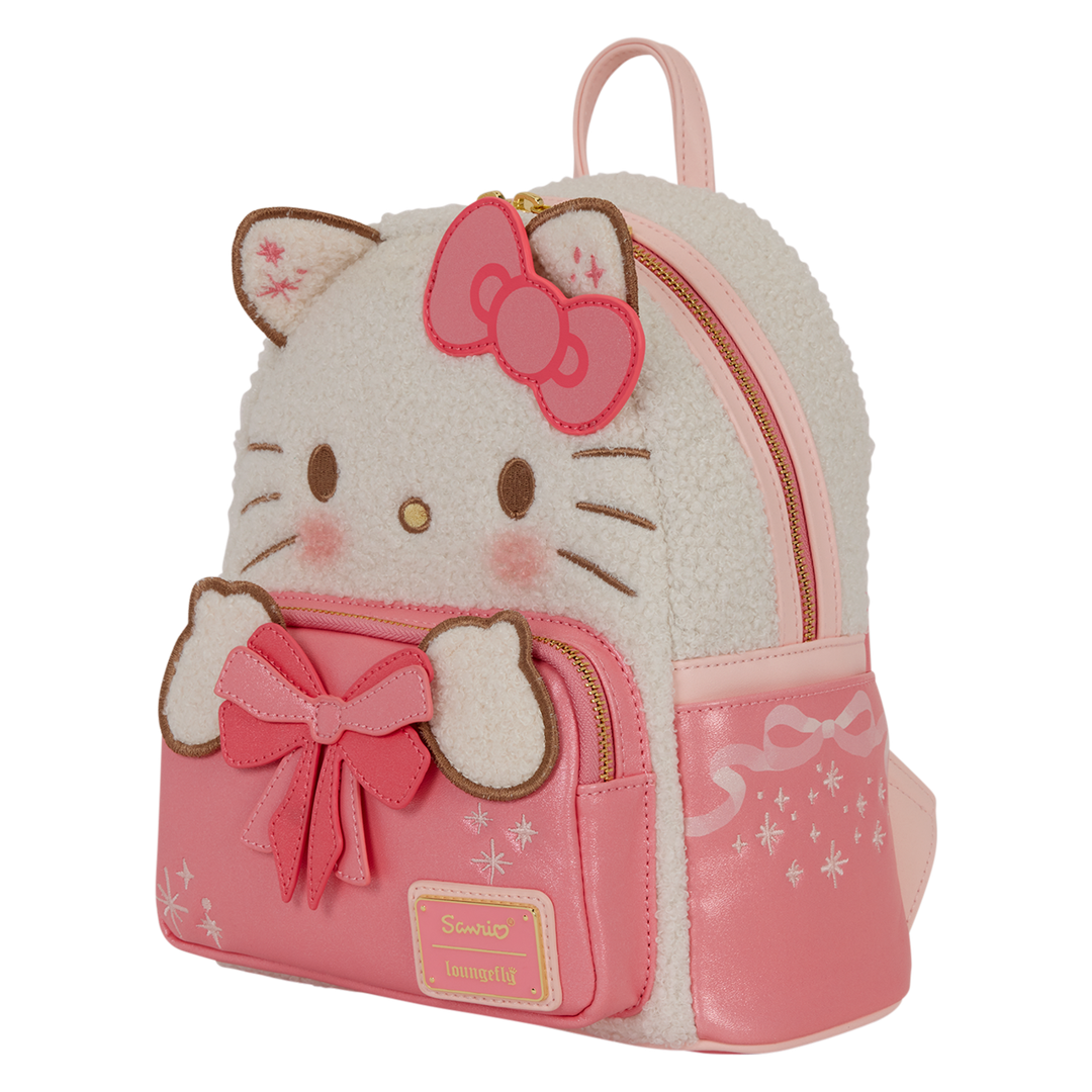 Hello Kitty Holiday Plush & Glitter Mini Backpack