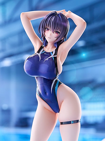 Halcon Illustration Swimsuit Silhouette Kasumi Kenzaki (Competition Swimsuit Ver.) 1/7 Scale Figure