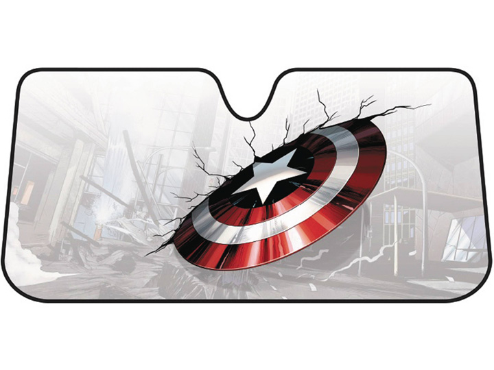 Marvel Comics Accordion Auto Sunshade - Captain America Gallery Image 1