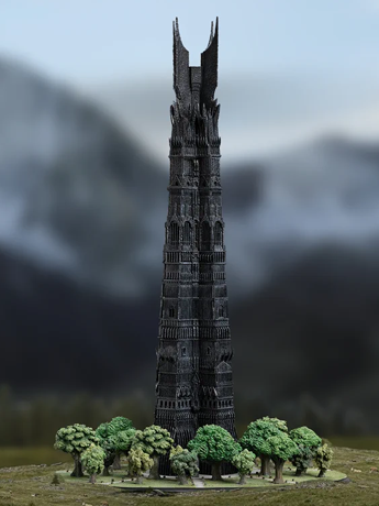 The Lord of the Rings Black Tower of Isengard Environment Statue