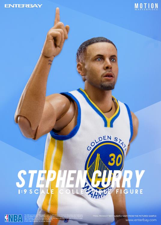 NBA Motion Masterpiece Collection Stephen Curry 1/9 Scale Figure