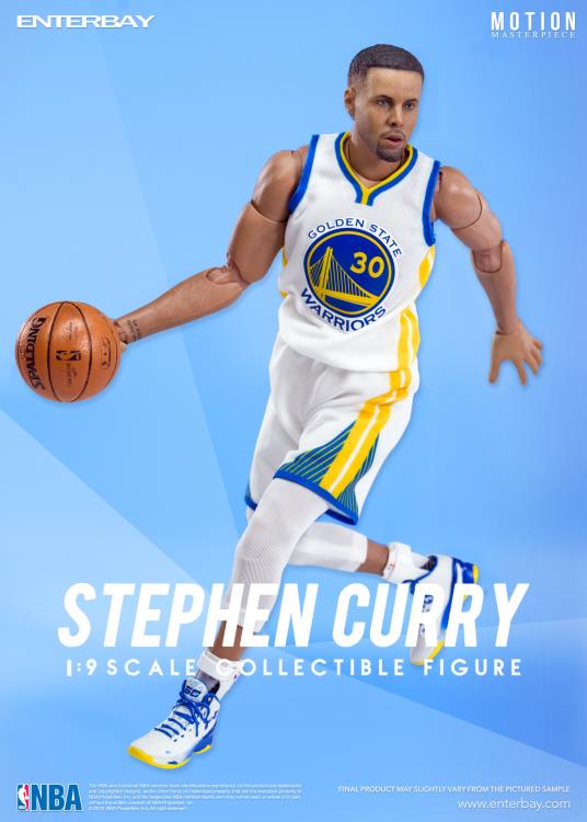 NBA Motion Masterpiece Collection Stephen Curry 1/9 Scale Figure