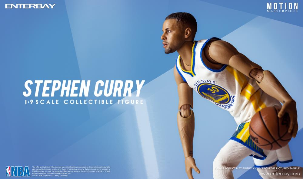 NBA Motion Masterpiece Collection Stephen Curry 1/9 Scale Figure