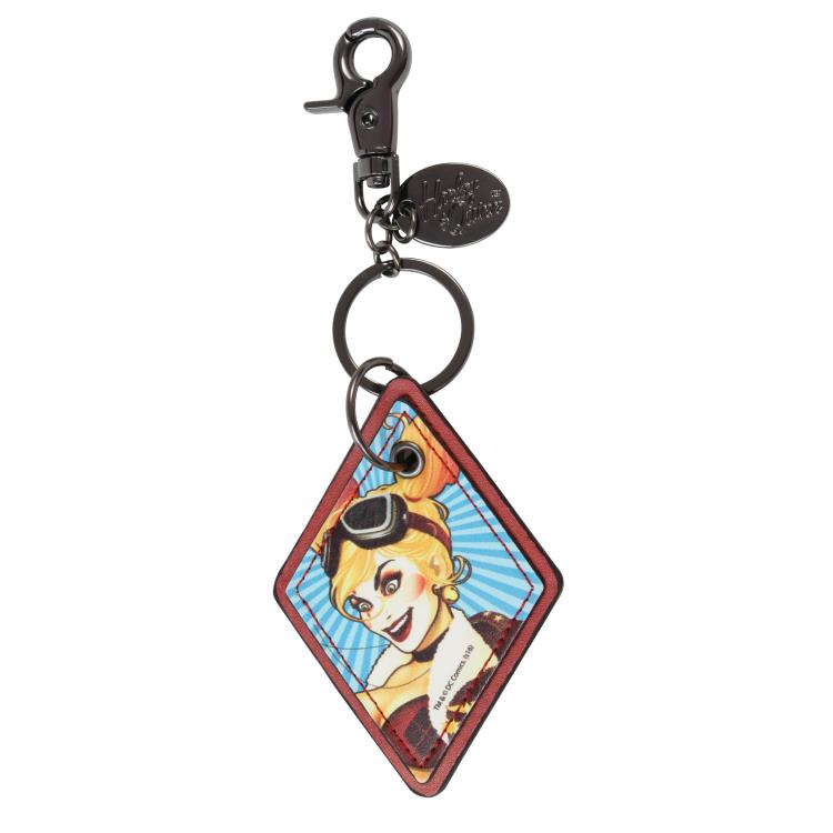 DC Comics Faux Leather Keychain - Harley Quinn Gallery Image 4