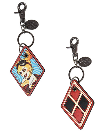 DC Comics Faux Leather Keychain - Harley Quinn Gallery Image 2
