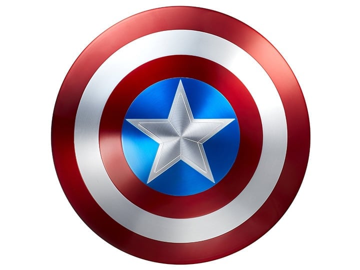 Marvel Legends Captain America 75th Anniversary Life-Size Shield Gallery Image 1