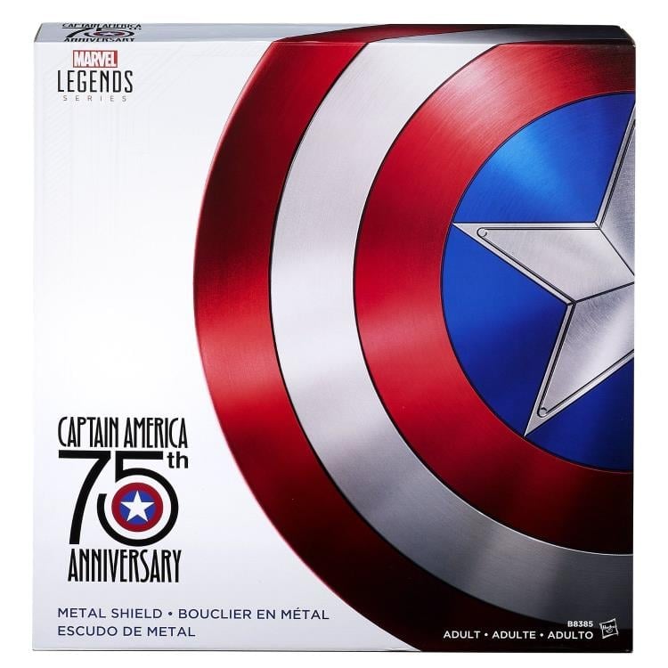 Marvel Legends Captain America 75th Anniversary Life-Size Shield Gallery Image 2