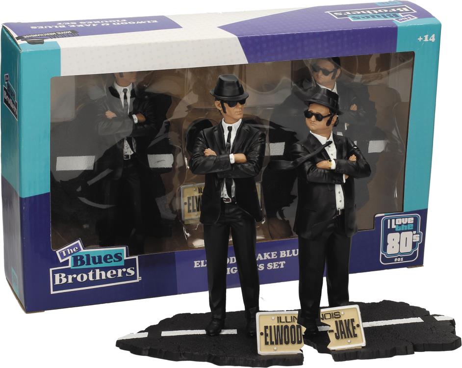 The Blues Brothers Movie Icons Jake & Elwood Blues Figurine Set Gallery Image 3