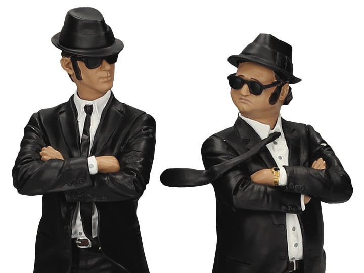 The Blues Brothers Movie Icons Jake & Elwood Blues Figurine Set Gallery Image 1