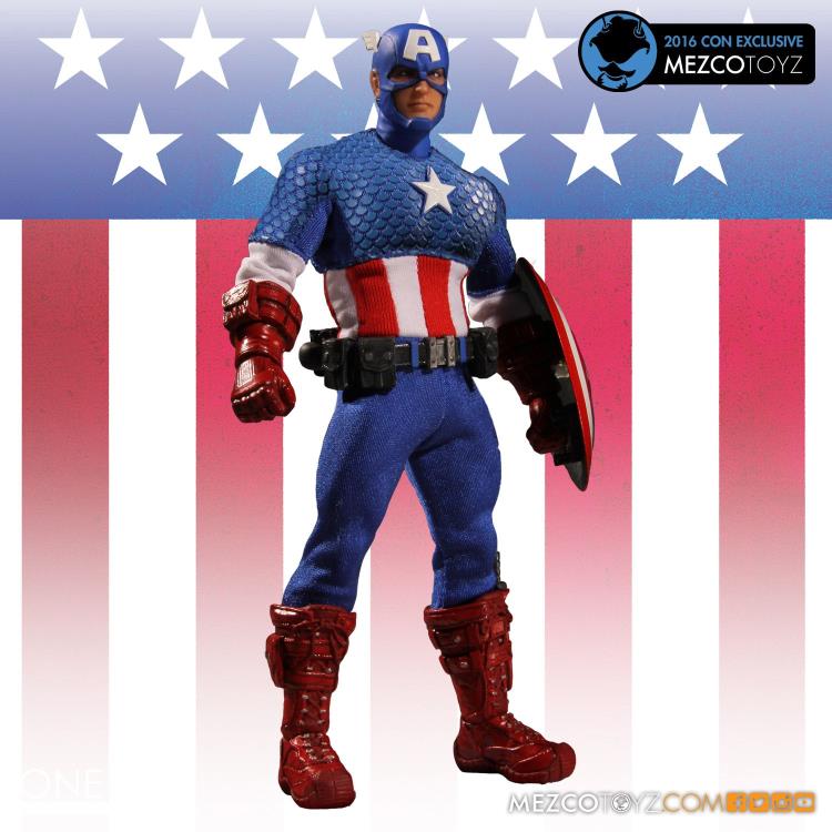 Marvel One:12 Collective Deluxe Captain America (Classic) SDCC