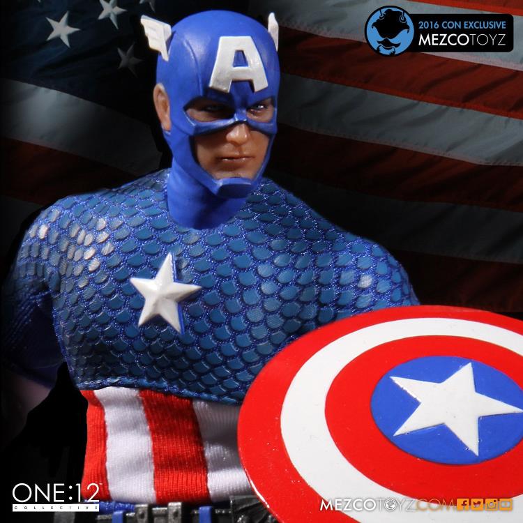 Marvel One:12 Collective Deluxe Captain America (Classic) SDCC