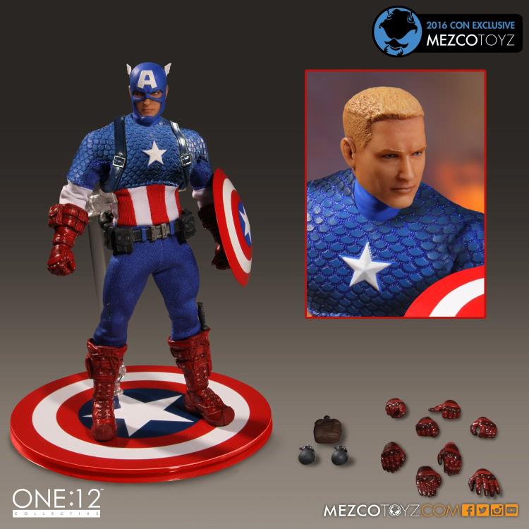 Marvel One:12 Collective Deluxe Captain America (Classic) SDCC