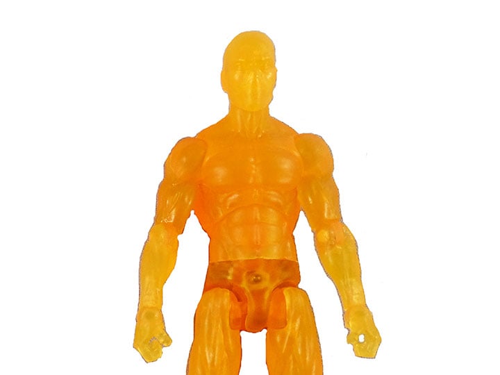 Vitruvian H.A.C.K.S. Male Figure Blank (Transparent Orange) Gallery Image 1