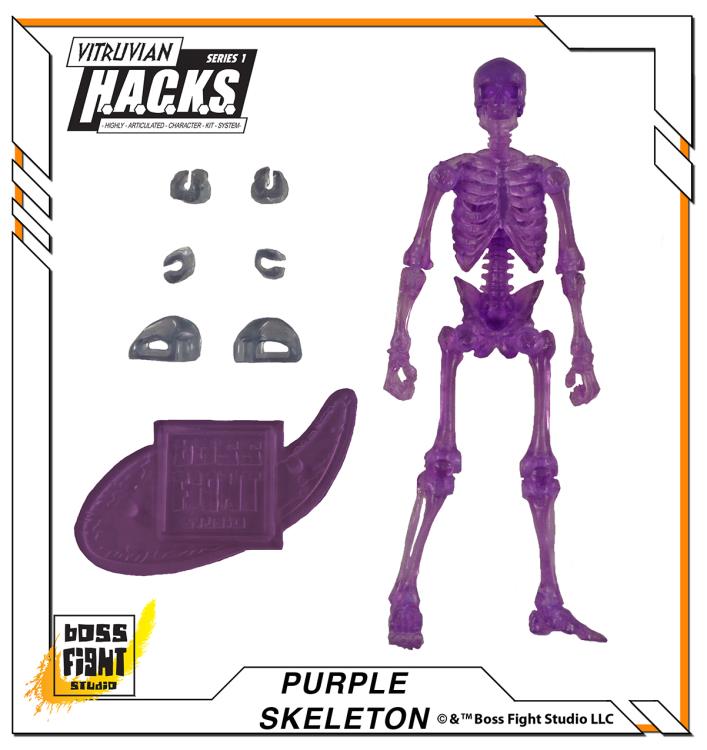 Vitruvian H.A.C.K.S. Skeleton Blank (Purple) Gallery Image 2