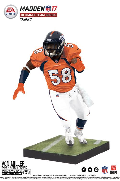 Madden NFL 17 Ultimate Team Series 02 Von Miller (Denver Broncos) Gallery Image 3