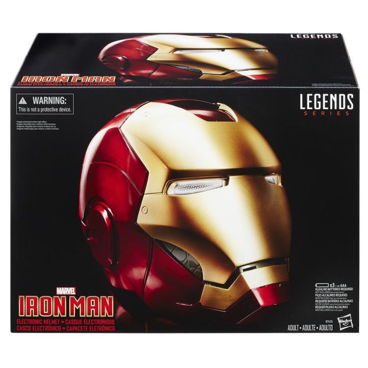 Marvel Legends Iron Man 1:1 Scale Wearable Electronic Helmet Gallery Image 12