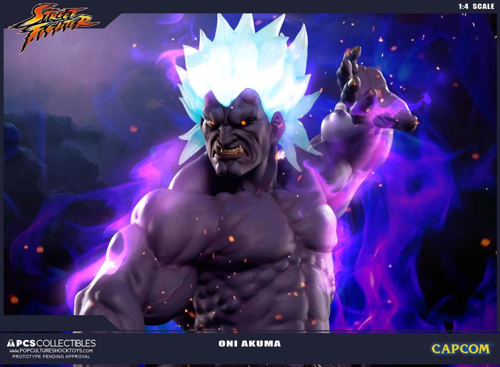 Street Fighter Oni Akuma 1/4 Scale Statue Gallery Image 4