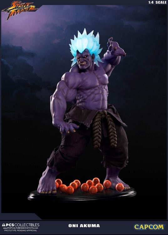 Street Fighter Oni Akuma 1/4 Scale Statue Gallery Image 3