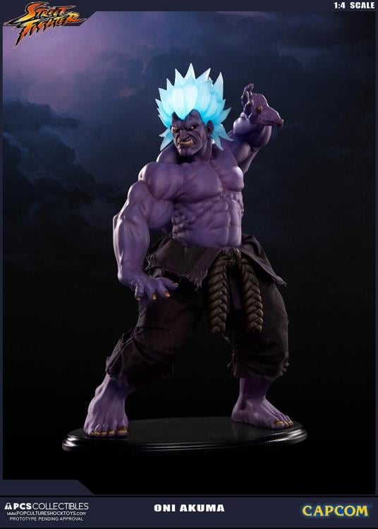 Street Fighter Oni Akuma 1/4 Scale Statue Gallery Image 5
