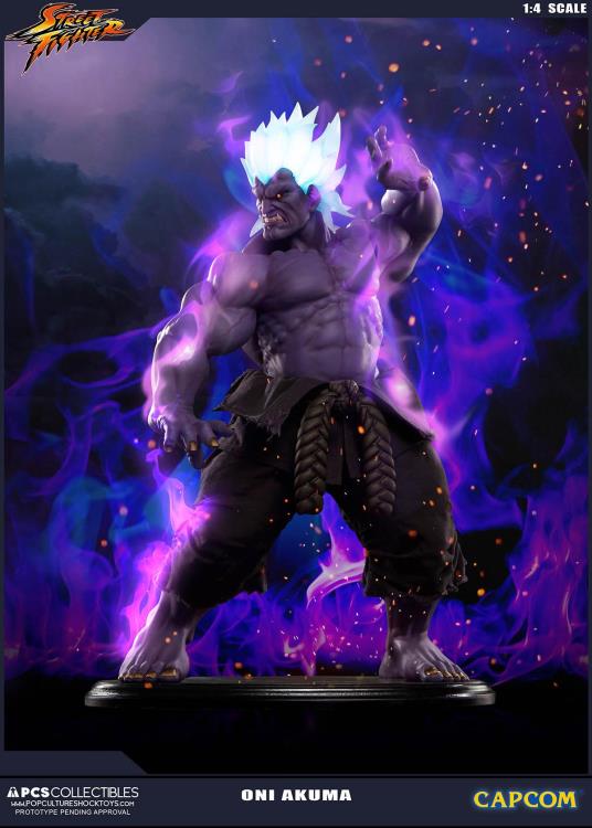 Street Fighter Oni Akuma 1/4 Scale Statue Gallery Image 12