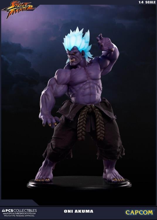 Street Fighter Oni Akuma 1/4 Scale Statue Gallery Image 9