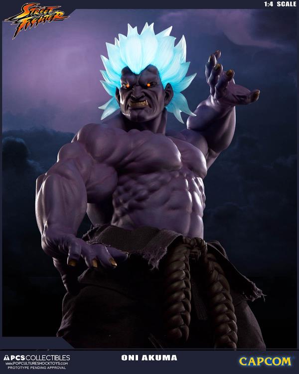 Street Fighter Oni Akuma 1/4 Scale Statue Gallery Image 7