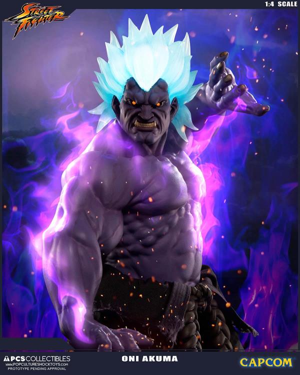 Street Fighter Oni Akuma 1/4 Scale Statue Gallery Image 6