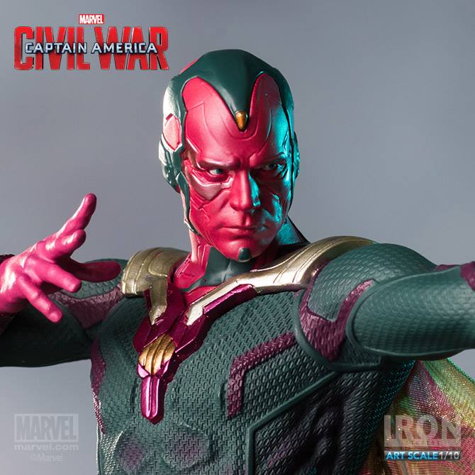 Captain America: Civil War Vision 1/10 Art Scale Statue Gallery Image 8