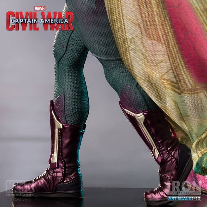 Captain America: Civil War Vision 1/10 Art Scale Statue Gallery Image 5