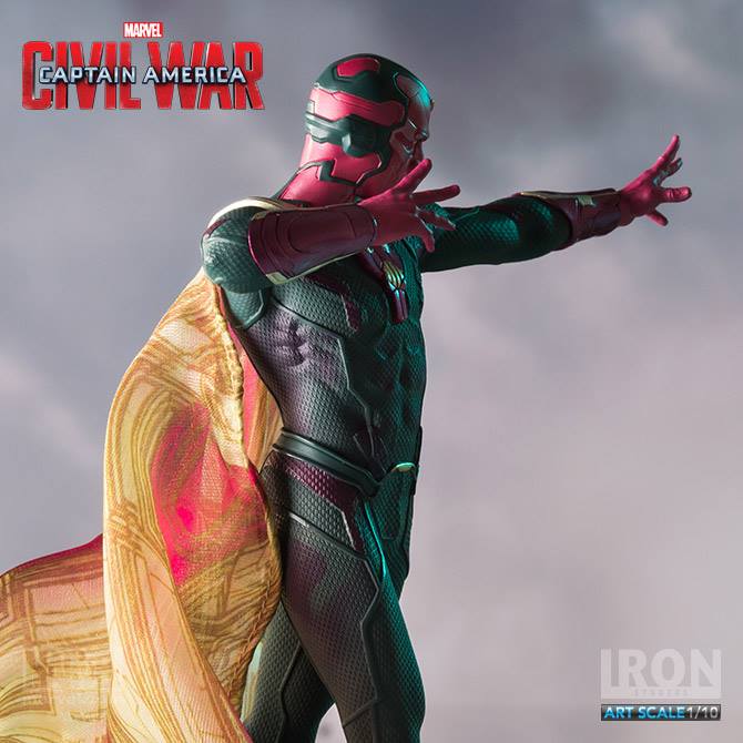 Captain America: Civil War Vision 1/10 Art Scale Statue Gallery Image 11