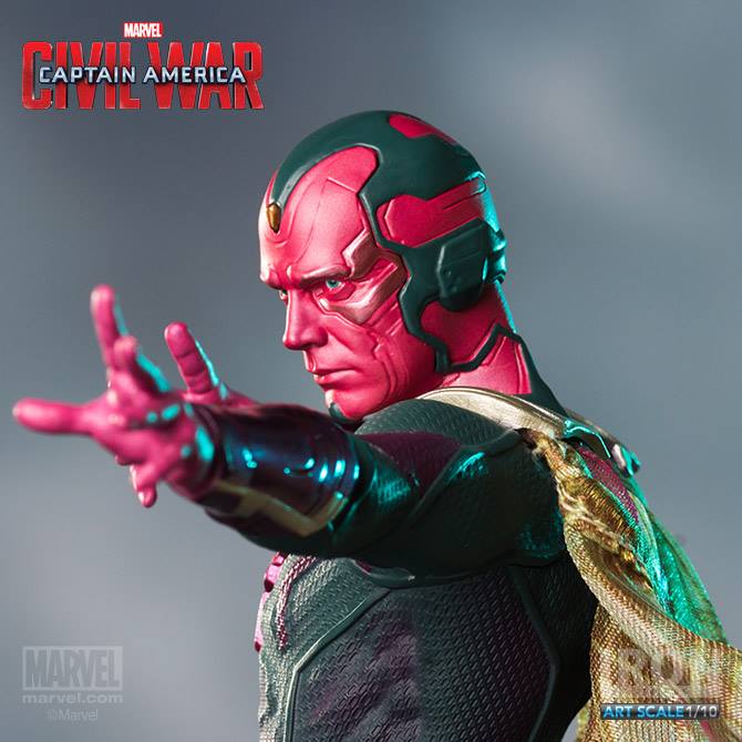 Captain America: Civil War Vision 1/10 Art Scale Statue Gallery Image 9