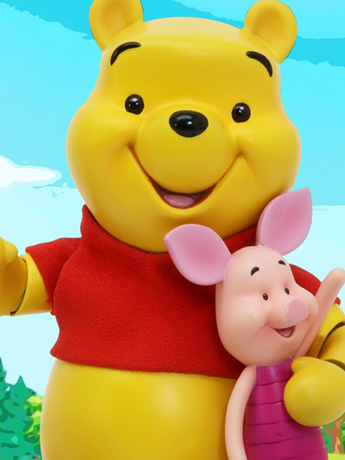 Hybrid Metal Figuration #042 Winnie The Pooh & Piglet Gallery Image 2