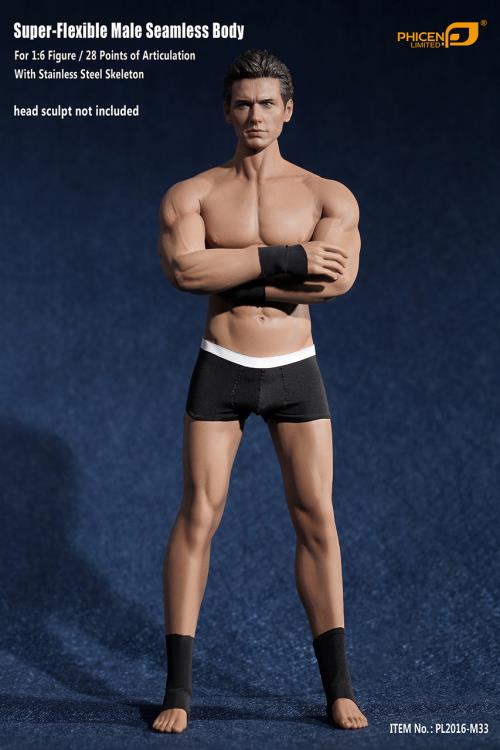 Super-Flexible Male Seamless 1/6 Scale Suntan Muscular Body (M33) Gallery Image 10