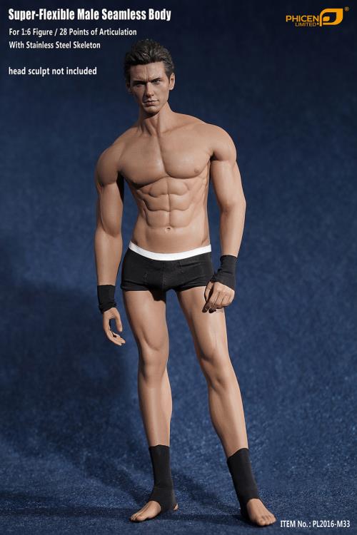 Super-Flexible Male Seamless 1/6 Scale Suntan Muscular Body (M33) Gallery Image 8