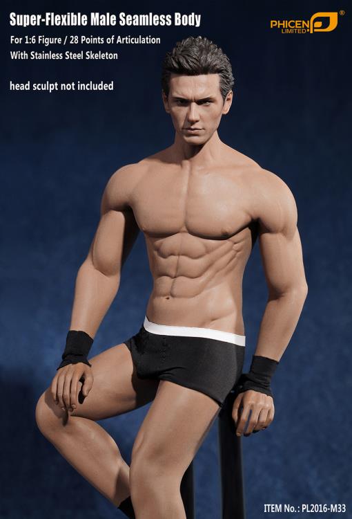 Super-Flexible Male Seamless 1/6 Scale Suntan Muscular Body (M33) Gallery Image 4