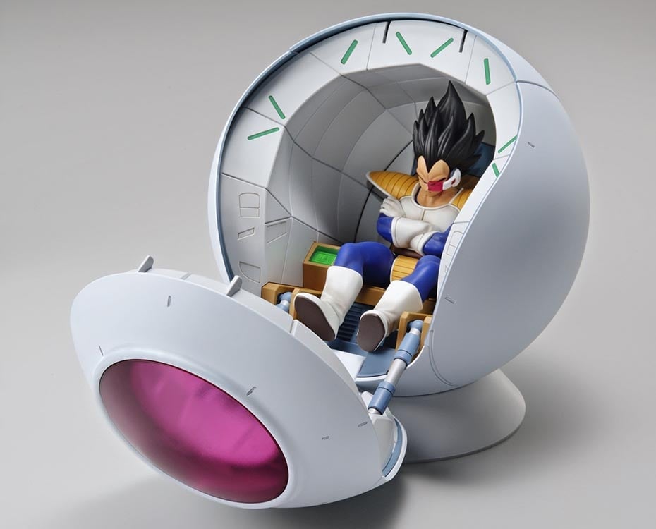 Dragon Ball Z Figure-rise Mechanics Saiyan Space Pod Model Kit Gallery Image 3